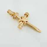 Pendant Nail Cross 3.8 g / 1 1/2 in 18K Yellow Gold