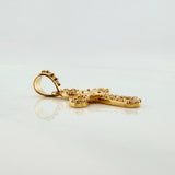 Clover Cross Pendant 1.25 g / 1 in Yellow Gold 18K