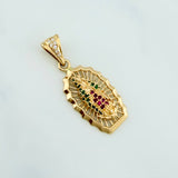 Pendant Virgin of Guadalupe 3 g / 1 1/4 in 18K Yellow Gold