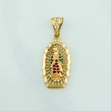 Pendant Virgin of Guadalupe 3 g / 1 1/4 in 18K Yellow Gold