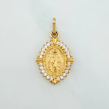 Pendant Miraculous Virgin 2.15 g / 1 in Yellow Gold 18K