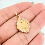 Pendant Miraculous Virgin 2.15 g / 1 in Yellow Gold 18K