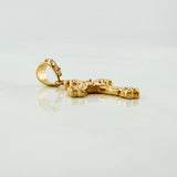 Clover Cross Pendant 1.3 g / 1 in Yellow Gold 18K