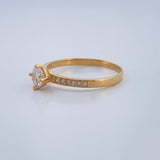 Anillo Solitario Churumbela 1.55gr / T6 3/4 / Oro Amarillo 18K %