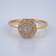 Anillo Halo Circulo 1.65gr / T6 / Oro Amarillo 18K %