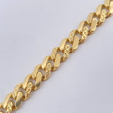 Pulso Cubana Monaco 14.85gr / 8 1/4 in / 9.4mm Oro Amarillo +4 18K $