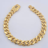 Pulso Cubana Monaco 14.85gr / 8 1/4 in / 9.4mm Oro Amarillo +4 18K $