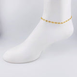 Tobillera GC 3.65g / 9 3/4 in / 4.4mm Oro Amarillo 18K