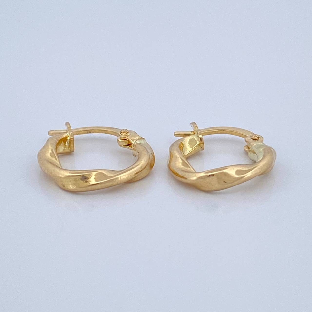 Candongas Asby 1.05gr / 1/2 in / Oro Amarillo 18K %