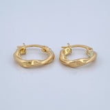 Candongas Asby 1.05gr / 1/2 in / Oro Amarillo 18K %