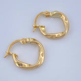 Candongas Asby 1.05gr / 1/2 in / Oro Amarillo 18K %
