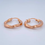 Candongas Asby 1.8gr / 3/4 in / Oro Rosa 18K %