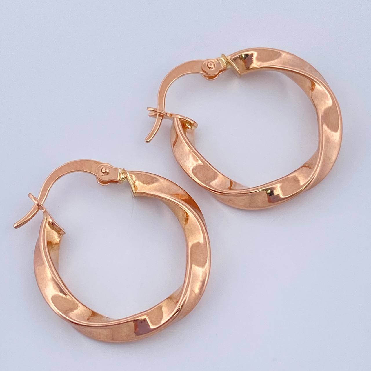 Candongas Asby 1.8gr / 3/4 in / Oro Rosa 18K %