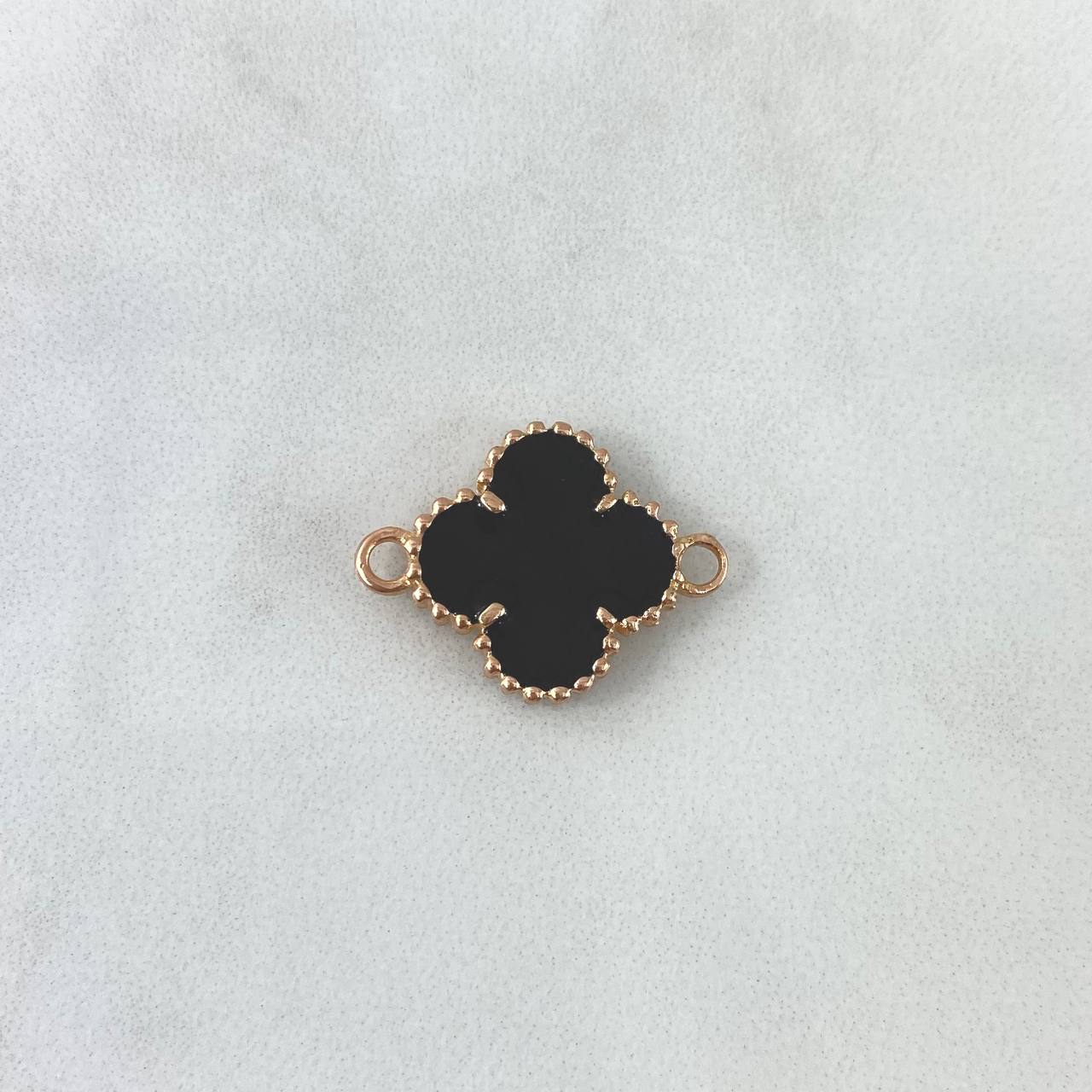 Charm VCyA Clover 3.25gr / 1.5mm Black Rose Gold