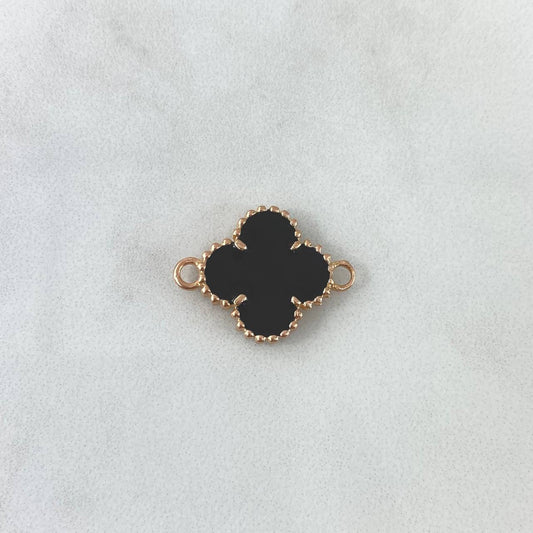 Charm VCyA Clover 3.25gr / 1.5mm Black Rose Gold