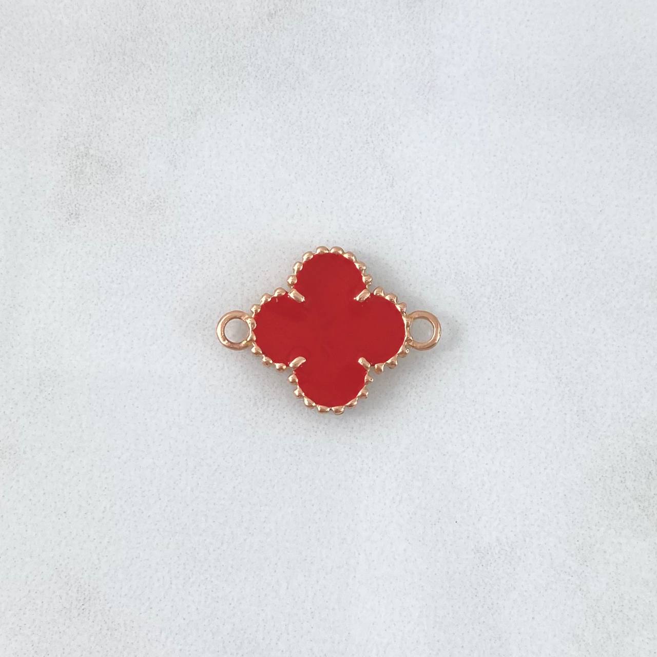 Charm VCyA Clover 2.85gr / 1.5mm Red Rose Gold