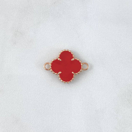 Charm VCyA Clover 2.85gr / 1.5mm Red Rose Gold