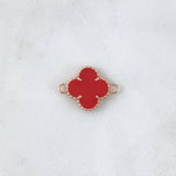 Charm VCyA Clover 2.85gr / 1.5mm Red Rose Gold