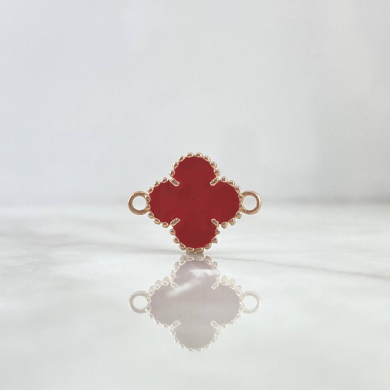 Charm VCyA Clover 2.85gr / 1.5mm Red Rose Gold