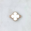 Charm VCyA Clover 2.85gr / 1.5mm White Rose Gold