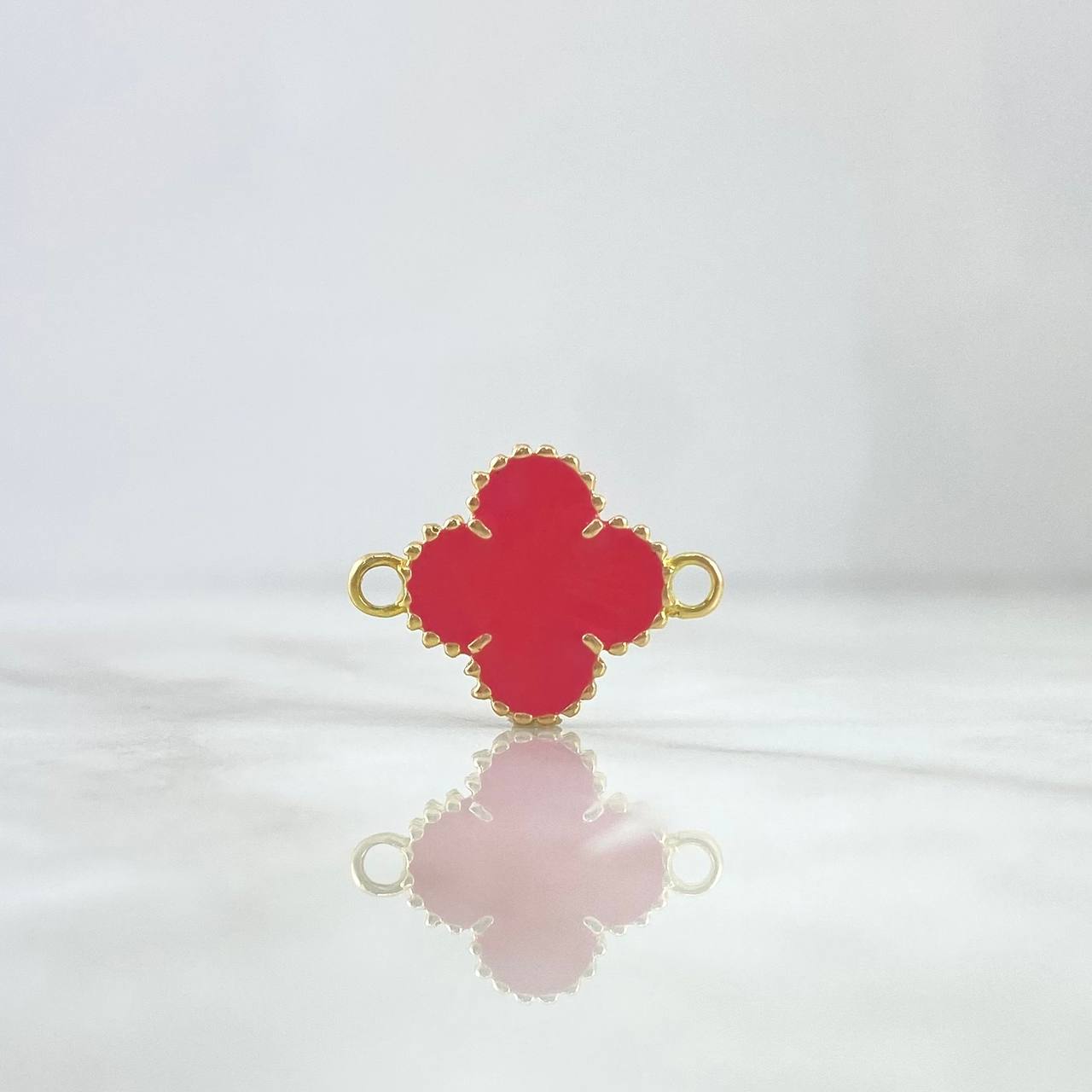Charm VCyA Clover 2.85gr / 1.5mm Magenta Yellow Gold