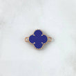 Charm VCyA Clover 3.5gr / 1.5mm Dark Blue Rose Gold