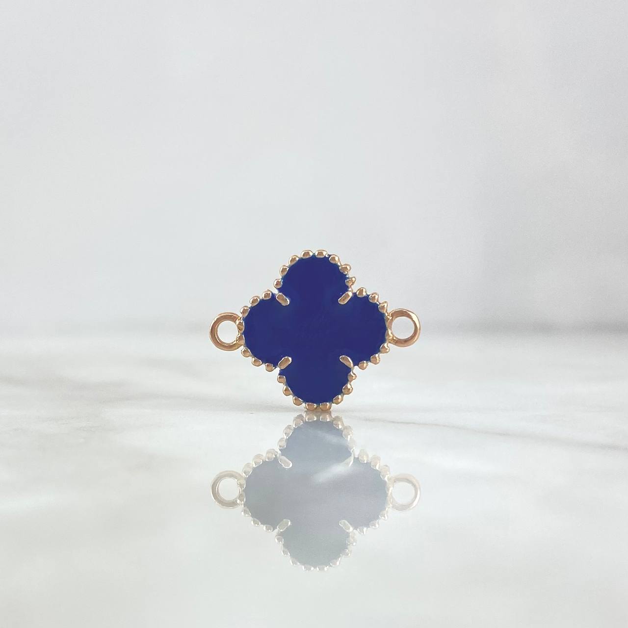 Charm VCyA Clover 3.5gr / 1.5mm Dark Blue Rose Gold