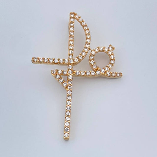 Dije Fe 2.9gr / 1 1/2 in / Oro Amarillo 18K %