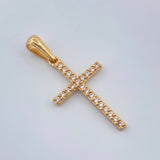Dije Cruz 1.4gr / 1 1/4 in / Oro Amarillo 18K %