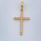 Dije Cruz 1.4gr / 1 1/4 in / Oro Amarillo 18K %