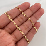 Cadena Escalera Plana 5.45 g / 23 1/2 in / 1 mm Oro Amarillo 18K