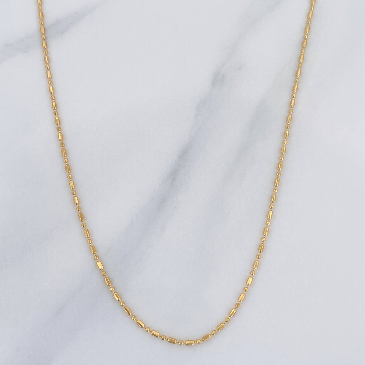 Cadena Morse 2.1 g / 18 in / 0.5 mm Oro Amarillo 18K