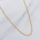 Cadena Morse 2.1 g / 18 in / 0.5 mm Oro Amarillo 18K