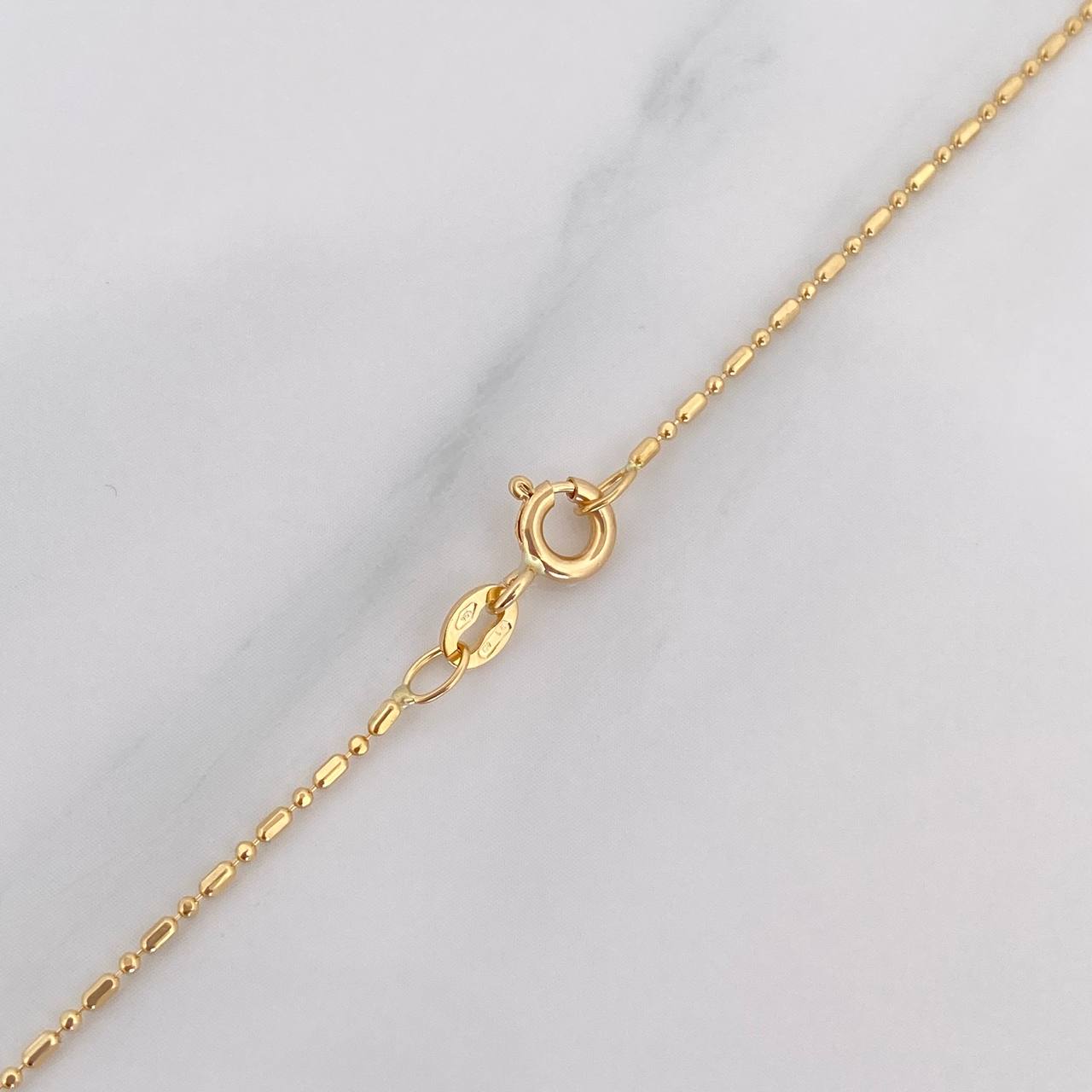 Cadena Morse 2.1 g / 18 in / 0.5 mm Oro Amarillo 18K