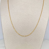 Cadena Morse 2.1 g / 18 in / 0.5 mm Oro Amarillo 18K