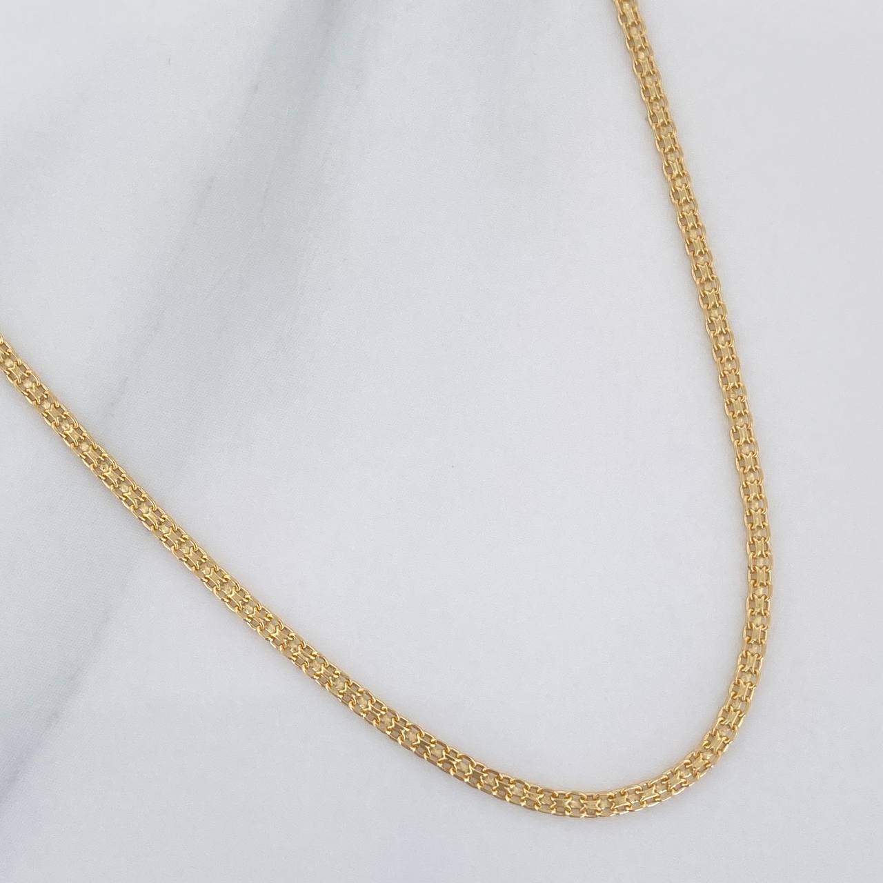 Bismark Chain 2.45 g / 18 in / 0.5 mm Yellow Gold 18K
