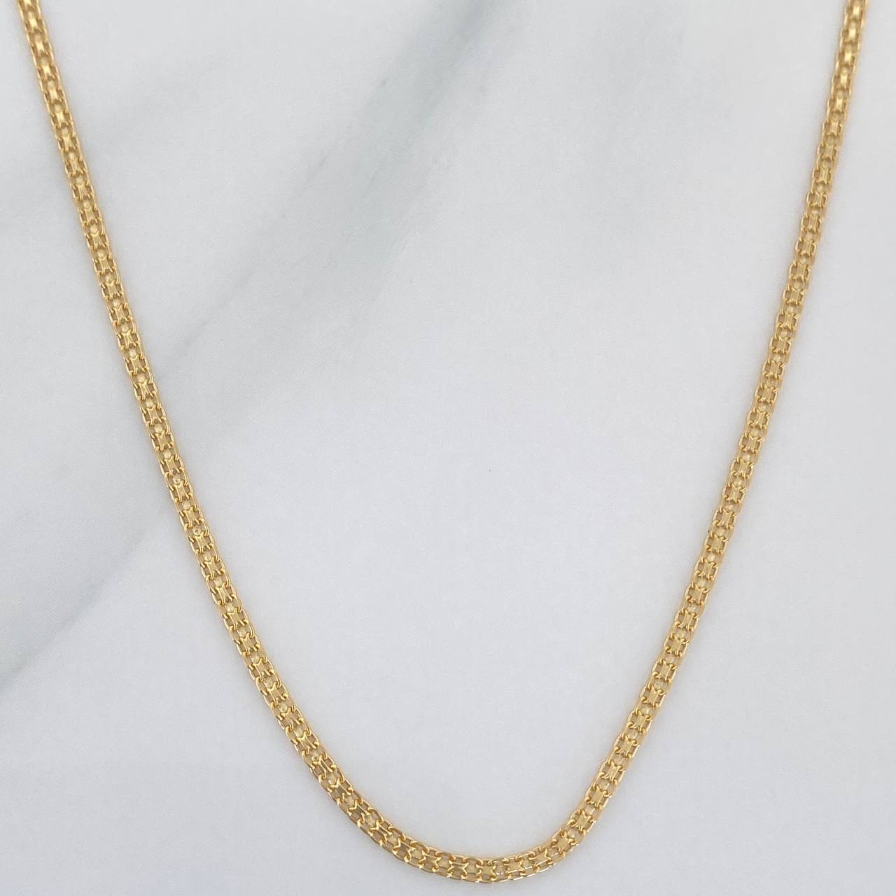 Bismark Chain 2.45 g / 18 in / 0.5 mm Yellow Gold 18K