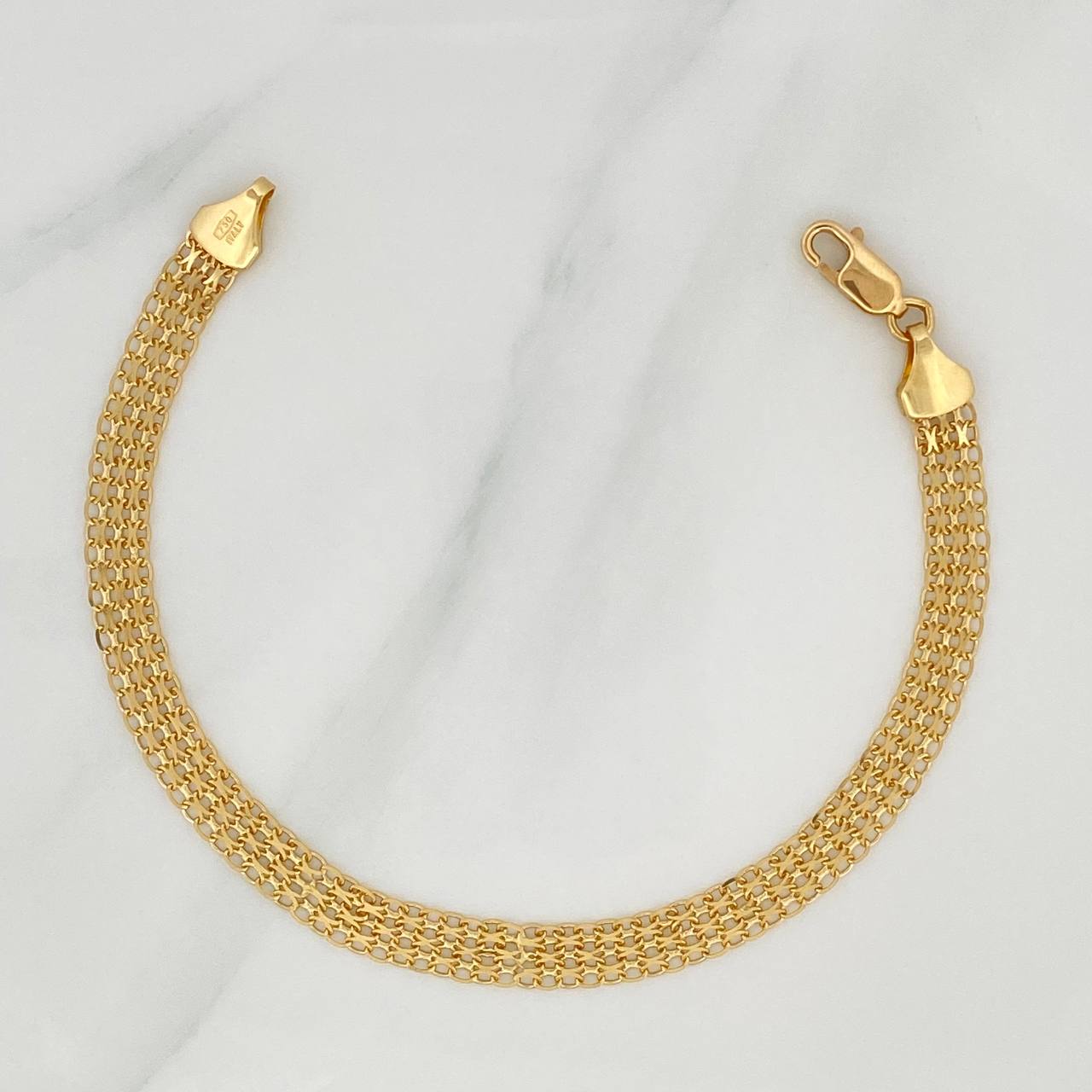 Bismark Bracelet 5.45 g / 7 1/2 in / 5 mm 18K Yellow Gold