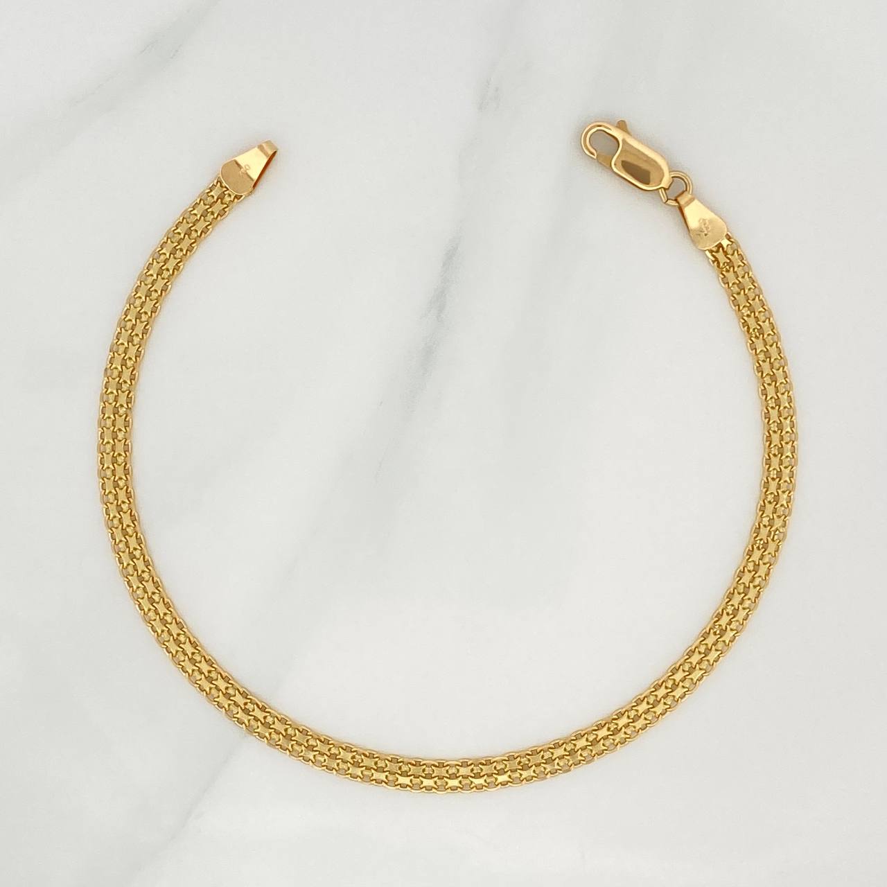 Bismark Bracelet 5 g / 8 in / 4 mm 18K Yellow Gold