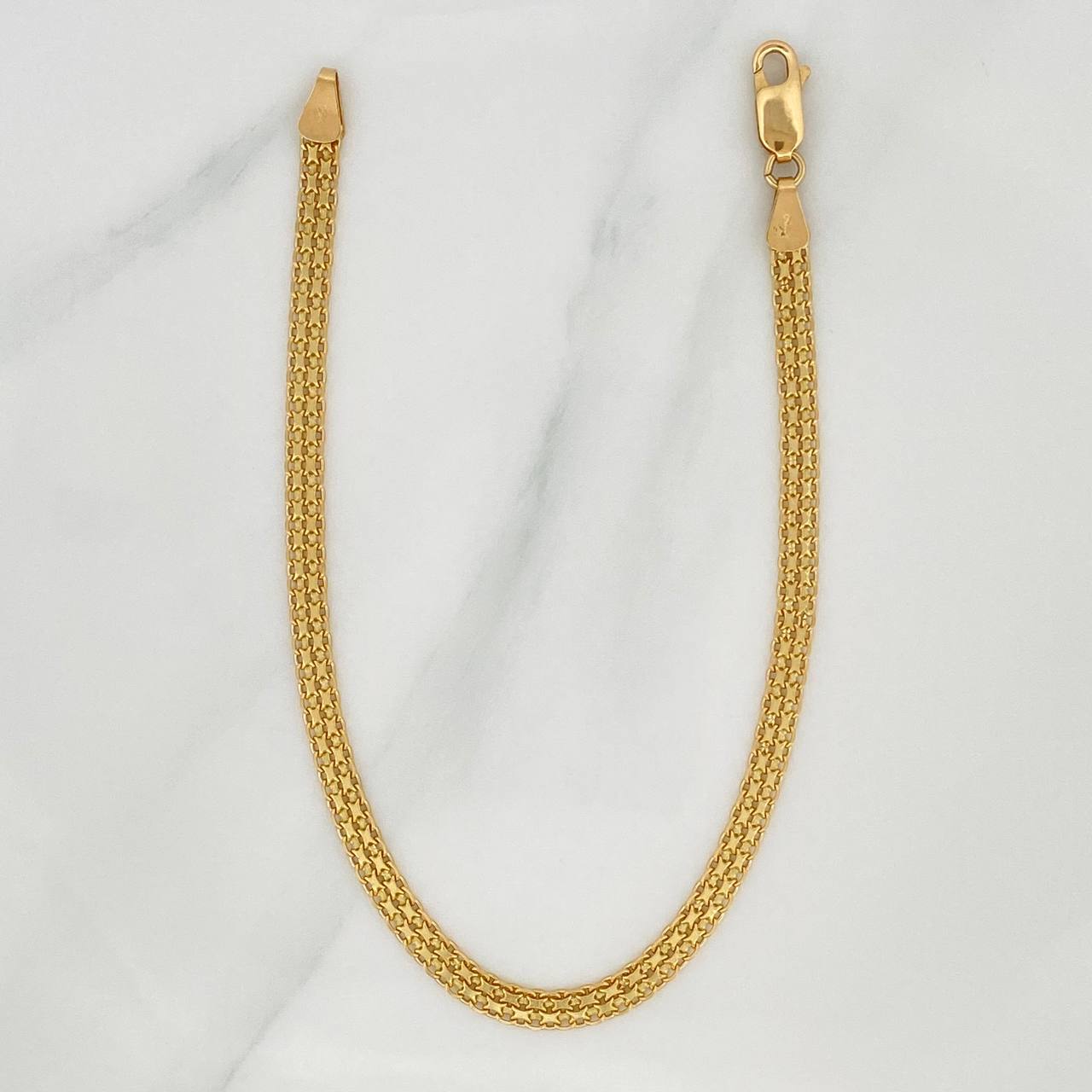 Bismark Bracelet 5 g / 8 in / 4 mm 18K Yellow Gold