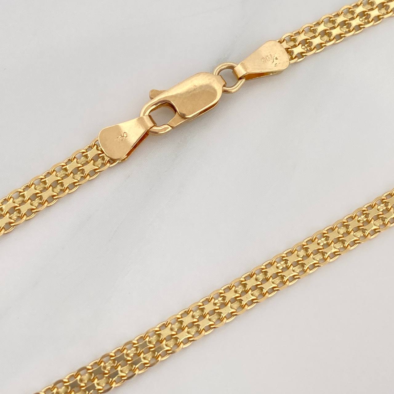 Bismark Bracelet 5 g / 8 in / 4 mm 18K Yellow Gold