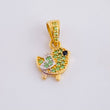Dije Pajarito 0.95gr / 1/2 in / Dos Oros Amarillo Blanco 18K