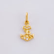 Dije Ancla 0.4gr / 1/2 in / Oro Amarillo 18K