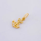 Dije Ancla 0.4gr / 1/2 in / Oro Amarillo 18K