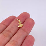 Dije Ancla 0.4gr / 1/2 in / Oro Amarillo 18K