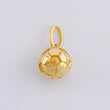 Dije Futbol Balon 1.8gr / 1/2 in / Oro Amarillo 18K