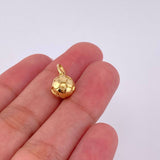 Dije Futbol Balon 1.8gr / 1/2 in / Oro Amarillo 18K
