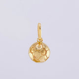 Dije Futbol Balon 1.8gr / 1/2 in / Oro Amarillo 18K