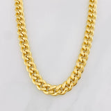 Cadena Cubana 13.75g / 24 in / 6.9mm Oro Amarillo 18K