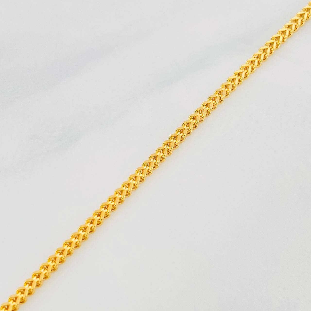 Pulso Franco 1.8g / 7 1/2 in / 1.9mm Oro Amarillo 18K